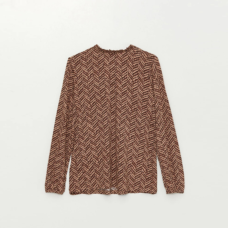 بلوز آستین بلند زنانه ال سی وایکیکی مدل S33714Z8