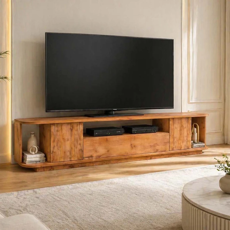 میز تلویزیون مدل Owens JUP180 مناسب برای تلویزیون تا 75 اینچ