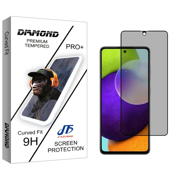 محافظ صفحه نمایش حریم شخصی جی اف مدل Diamond مناسب برای گوشی موبایل سامسونگ Galaxy A52 4G
