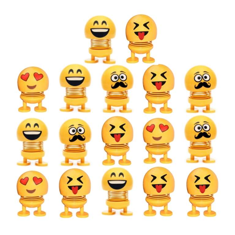 عروسک فنری طرح ایموجی مدل َARTIN کد 803 مجموعه 17 عددی