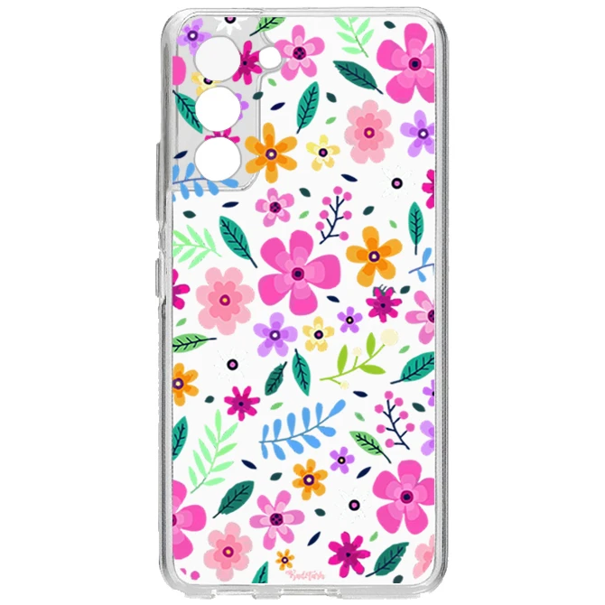 کاور طرح گل مناسب برای گوشی موبایل سامسونگ Galaxy S22