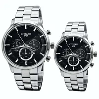 ست ساعت مچی عقربه&zwnj;ای زنانه و مردانه مدل کوارتز تک موتور کورنو کد 103