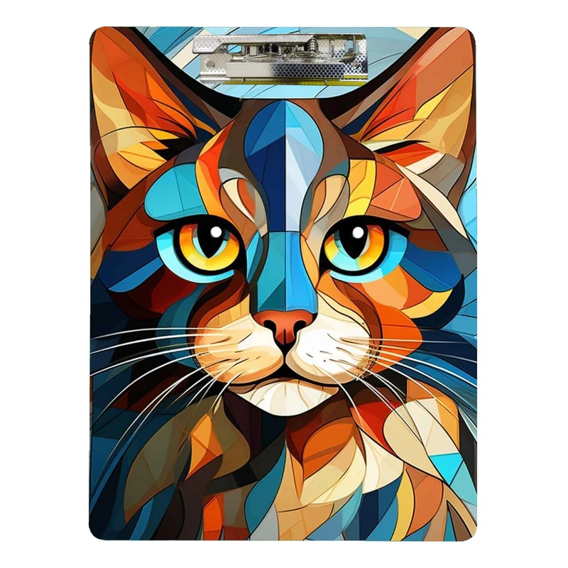 تخته شاسی طرح گربه نقاشی کد 6352 سایز A4