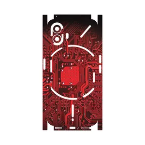 MAHOOT Red_Printed_Circuit_Board-FullSkin Cover Sticker for Nothing Phone 2