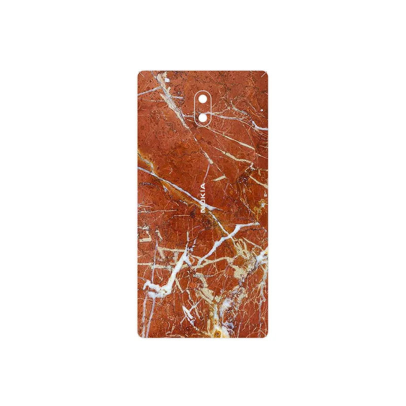 برچسب پوششی ماهوت مدل Red Marble مناسب برای گوشی موبایل نوکیا 3