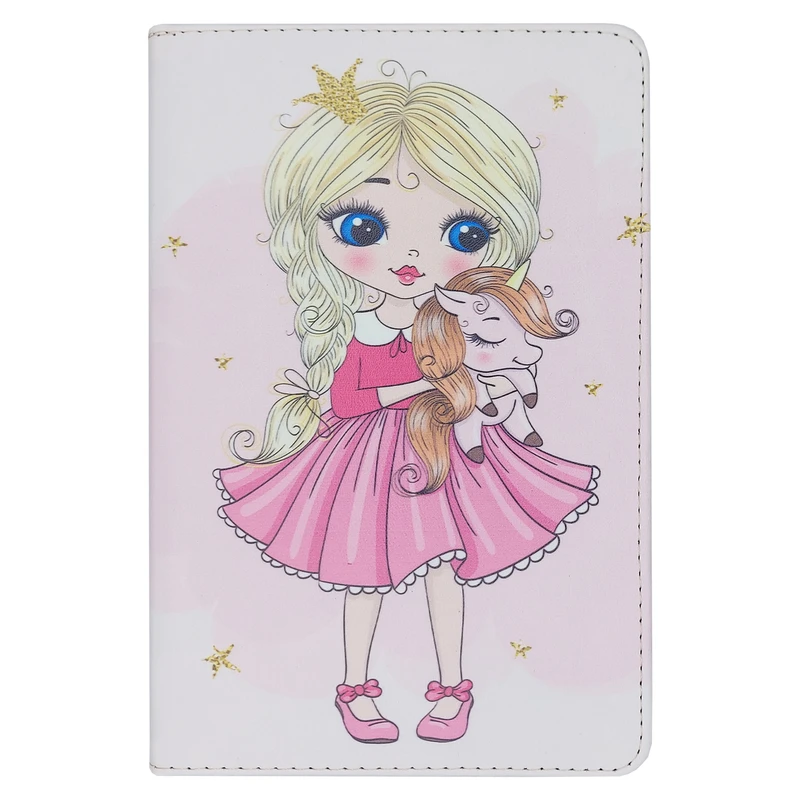 کیف کلاسوری مدل دختر و یونی کورن - 01 مناسب برای تبلت سامسونگ Galaxy Tab S6 Lite P610 / P615