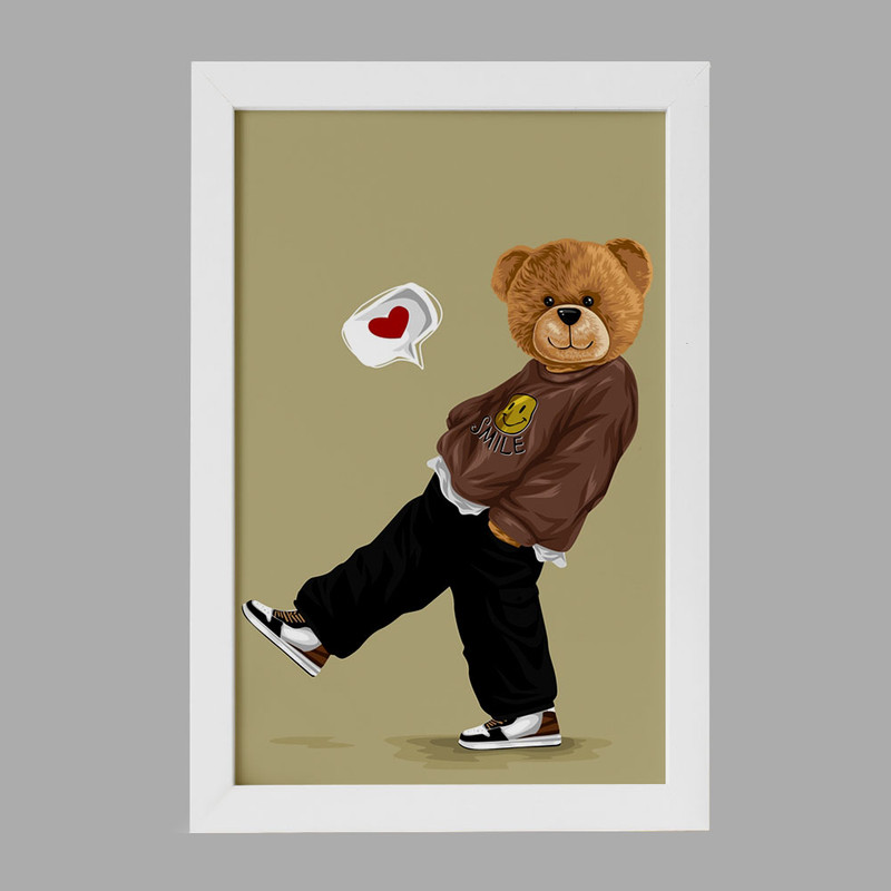 تابلو خندالو مدل تدی Teddy کد 26175