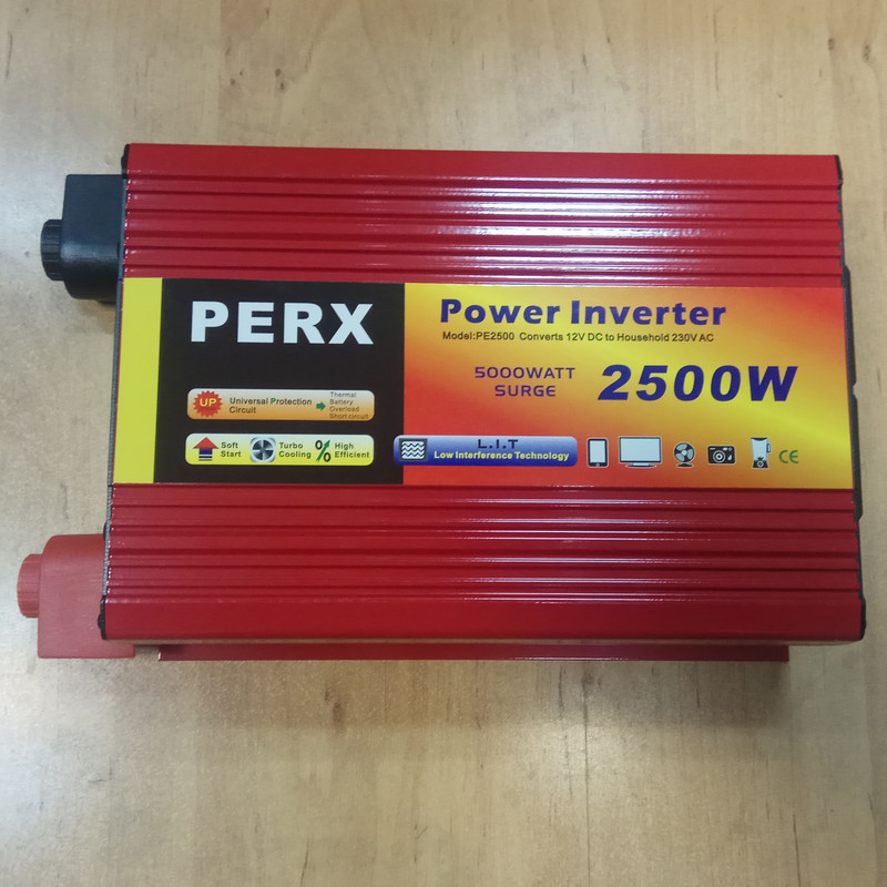 اینورتر پرکس مدل PE 2500-12 ظرفیت 2500 وات