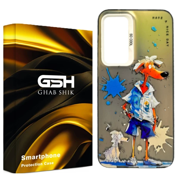 کاورقاب شیک مدل سوکول طرح سگ مناسب برای گوشی موبایل سامسونگ Galaxy S24 Ultra