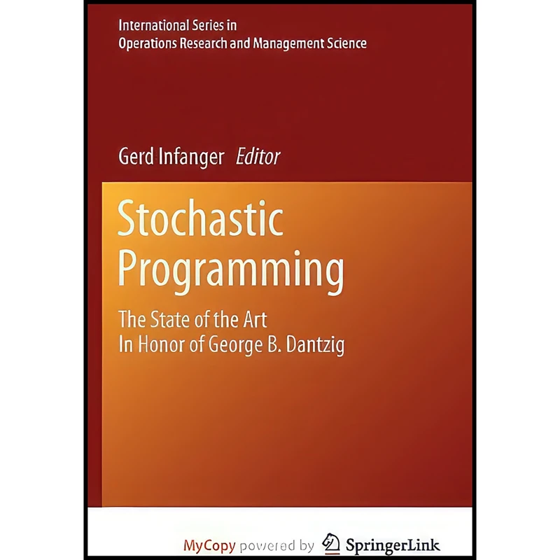 کتاب Stochastic Programming اثر Gerd Infanger انتشارات Springer