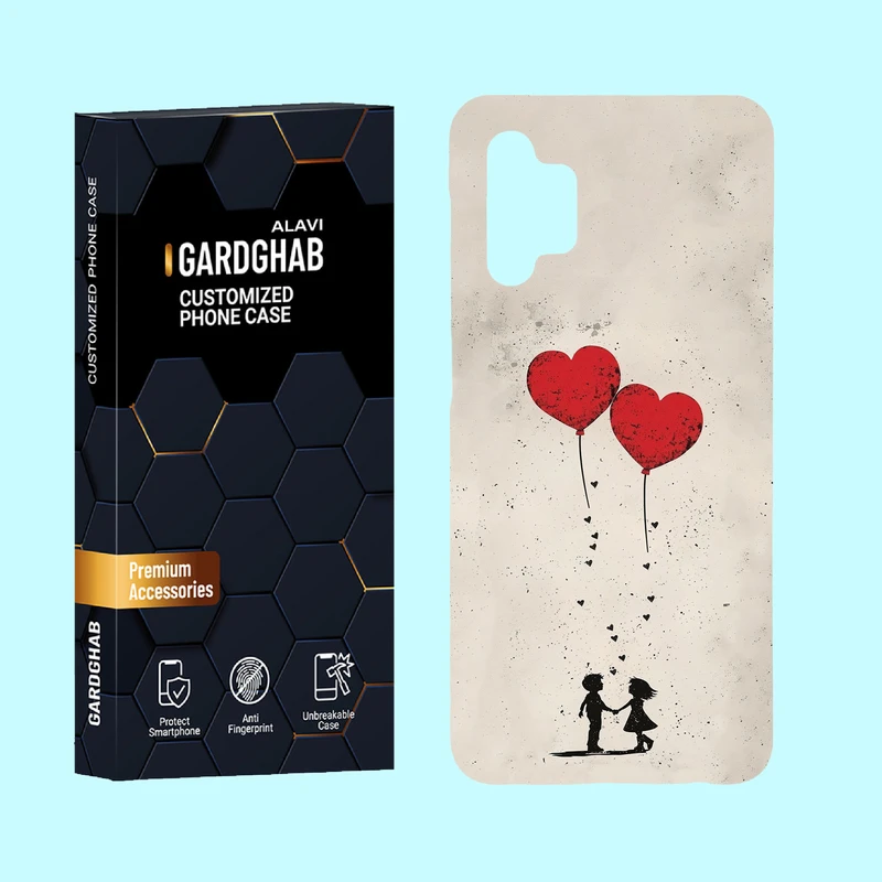 کاور گارد قاب علوی مدل عاشقانه مناسب برای گوشی موبایل سامسونگ Galaxy A32 5G / M32 5G