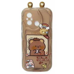 کاور قاب آوش طرح عروسکی مدل 405aa مناسب برای گوشی موبایل شیائومی REDMI 12C