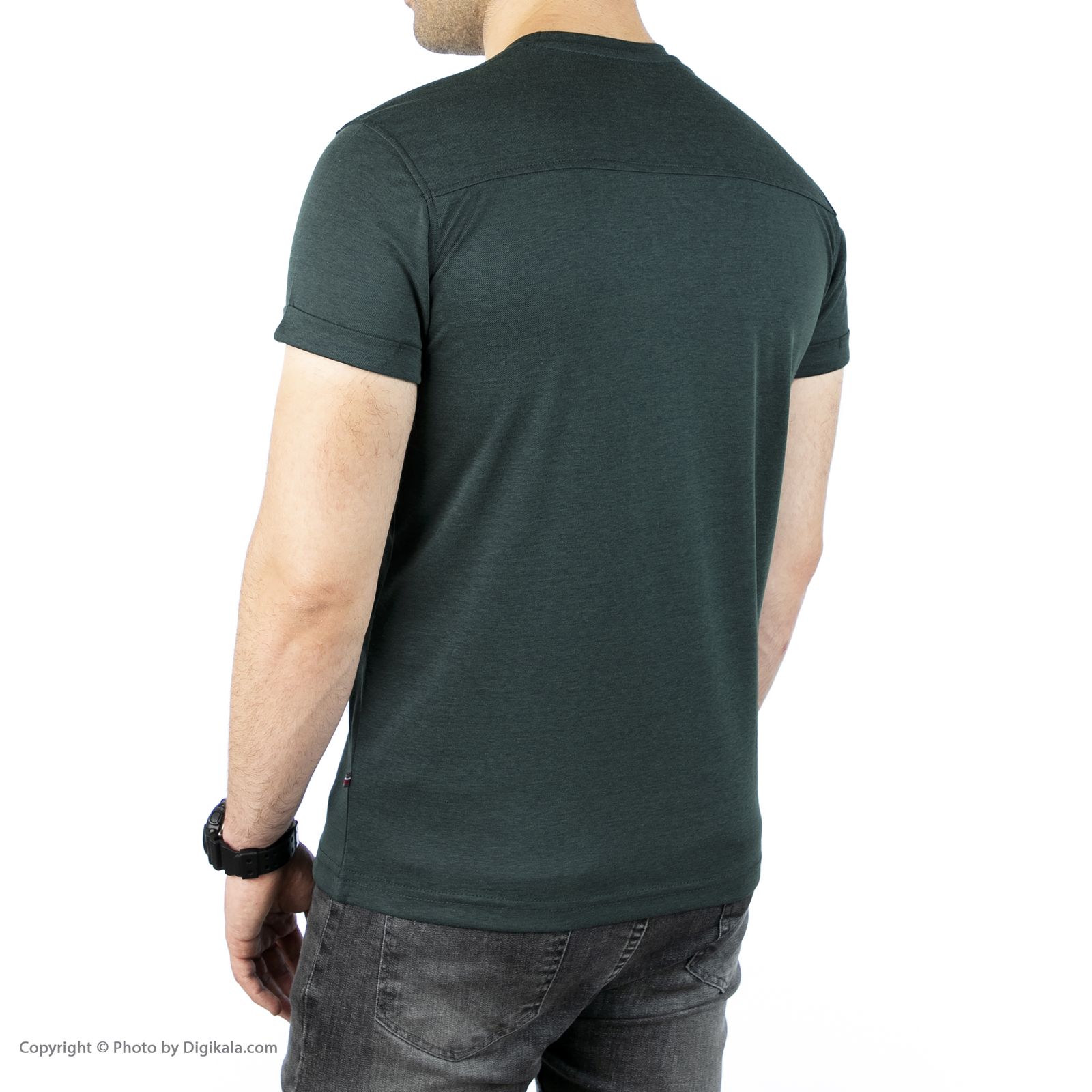 تی شرت آستین کوتاه مردانه جامه پوش آرا مدل 4011011011-43 -  - 3