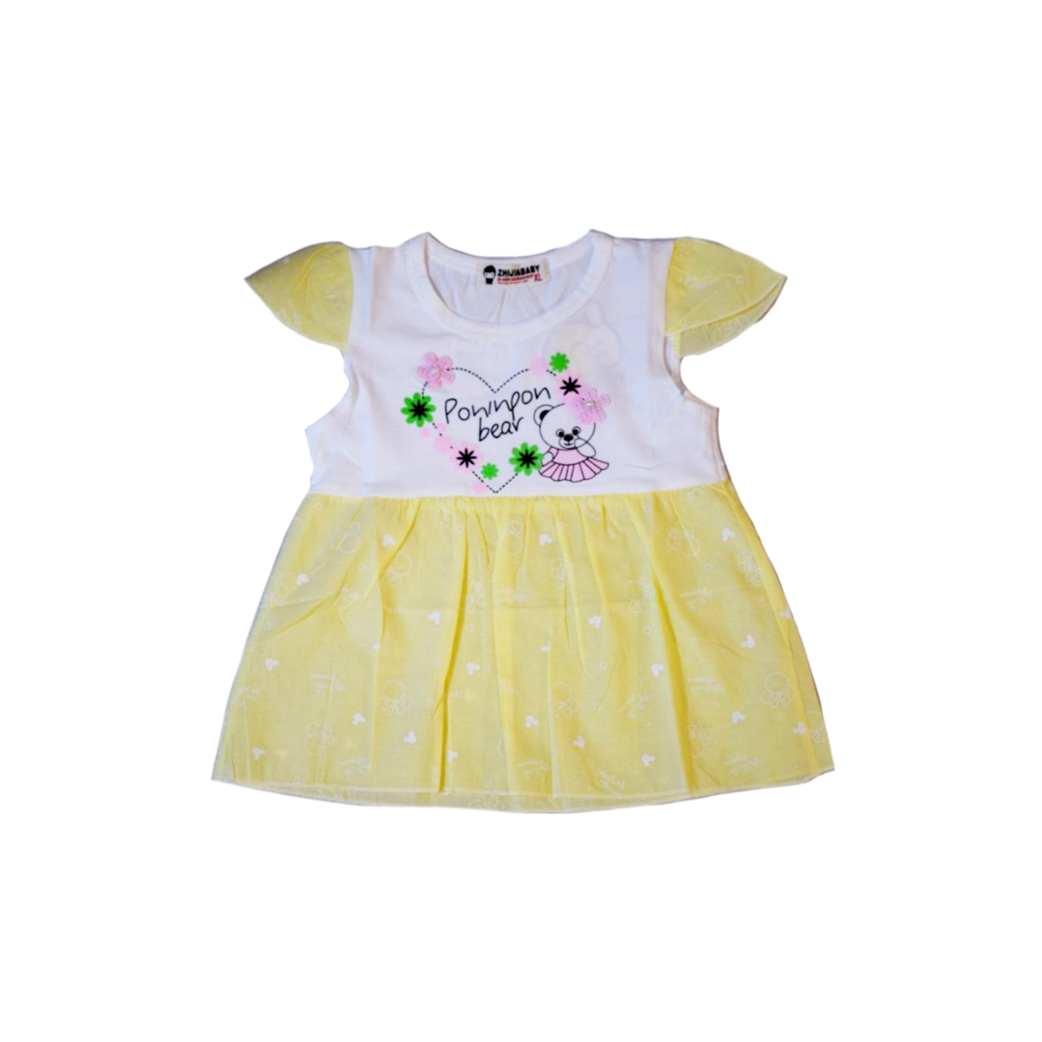 پیراهن دخترانه مدل خرس کد 0128