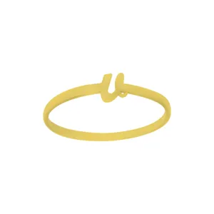 انگشتر نقره زنانه دلی جم طرح V کد D 615