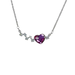 گردنبند نقره زنانه مدل قلب