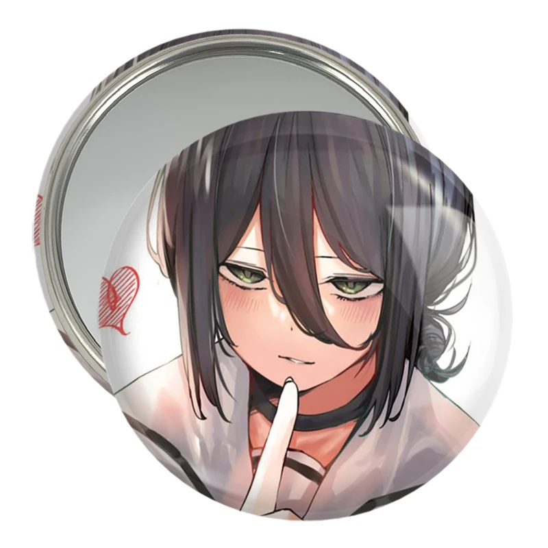 آینه جیبی خندالو مدل ریزه انیمه مرد اره ای Chainsaw Man  کد 17980