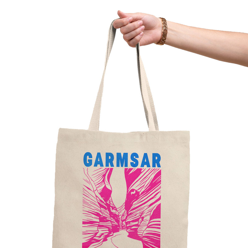 ساک خرید ترمه طراحان ایده مدل نماد تنگه ظلمات گرمسار کد map0113 - L