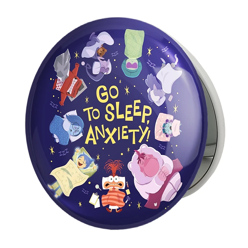 آینه جیبی خندالو طرح اینساید اوت (Inside Out) مدل تاشو کد 36652