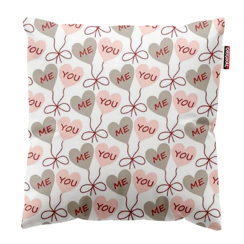 کوسن پاد آفرین طرح عشق کد 1939 سایز 30*30 سانتی متر