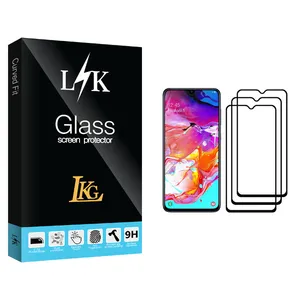 LKG LK Glass Screen Protector For Samsung Galaxy A70 Pack Of 3