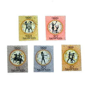 تمبر یادگاری طرح ورزشی کد var-554 مجموعه 5 عددی