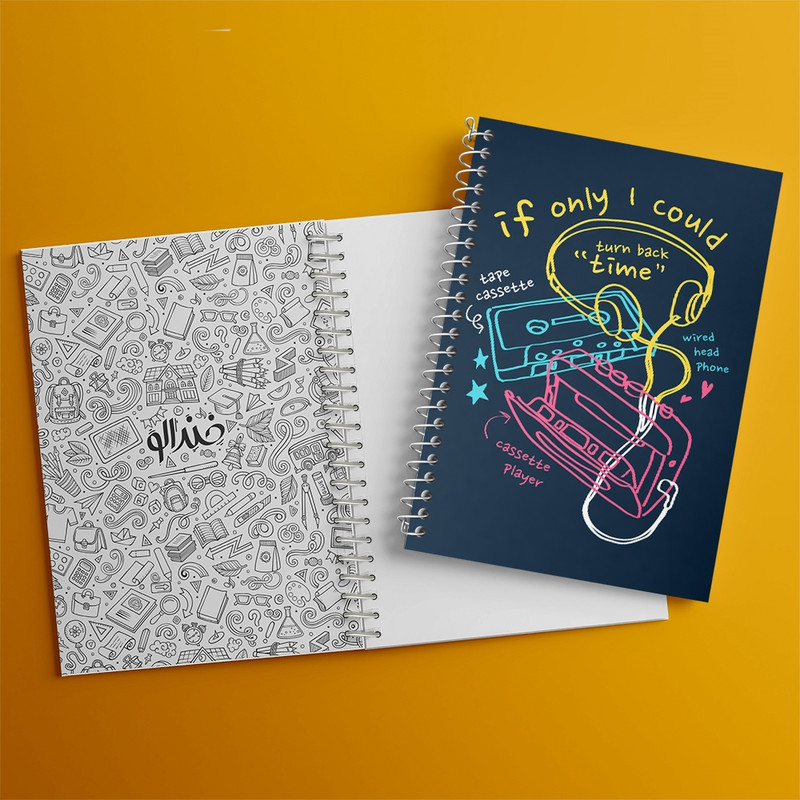 دفتر نت موسیقی 50 برگ خندالو مدل موزیک کد F1429