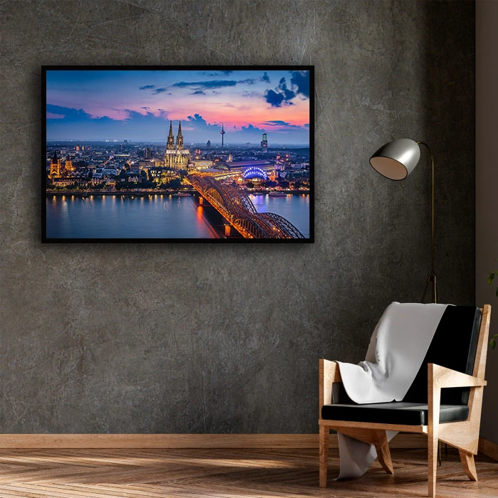 تابلو نوری بکلیت طرح منظره شهری مدل B-D1726