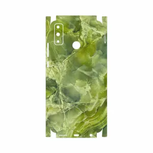 MAHOOT Green Crystal Marble-FullSkin Cover Sticker for Huawei Y8s