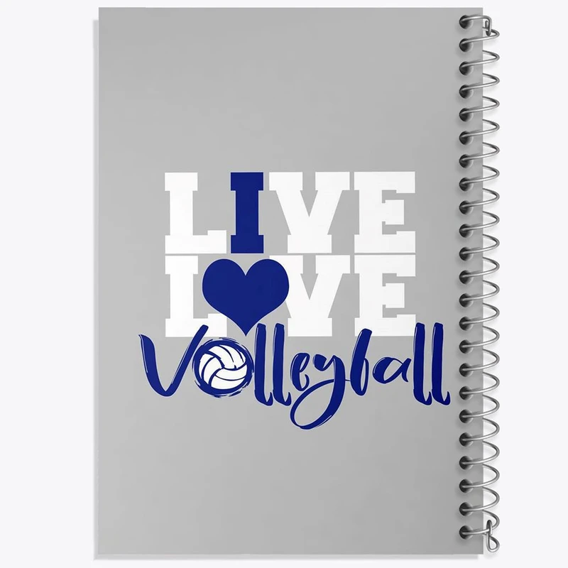 دفتر لغت 50 برگ خندالو مدل والیبال کد 10002