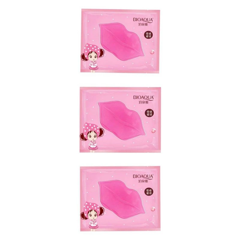 ماسک لب بایو آکوآ مدل Strawberry حجم 8 میلی لیتر بسته 3 عددی