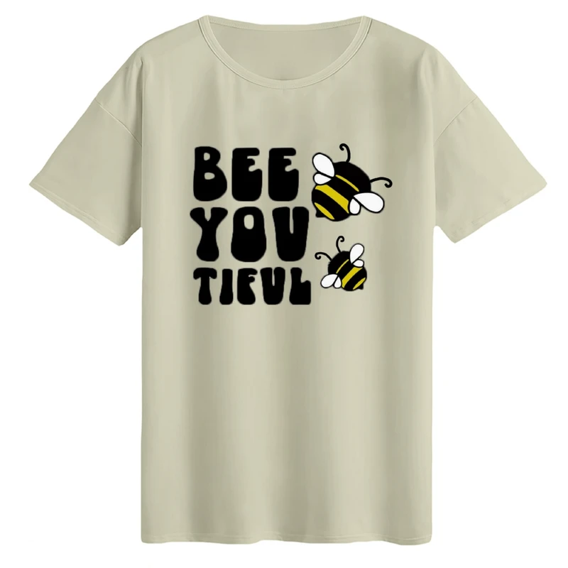 تی‌شرت لانگ آستین کوتاه زنانه مدل زنبورعسل