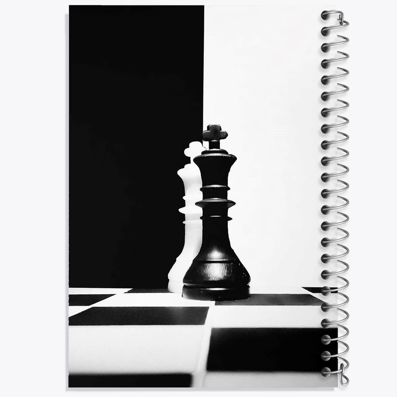 دفتر مشق 100 برگ خندالو طرح شطرنج کد 29258