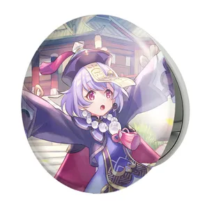 آینه جیبی خندالو طرح بازی گنشین ایمپکت Genshin Impact مدل تاشو کد 24622 