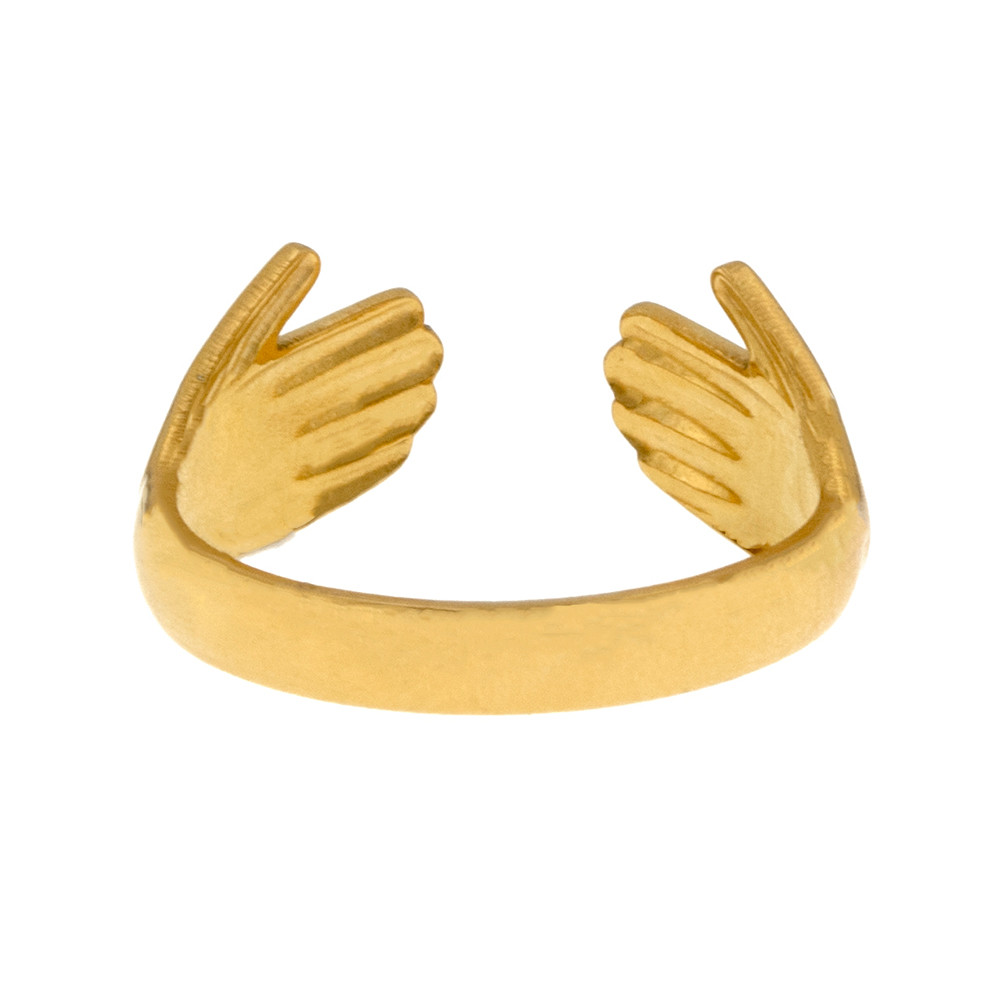 انگشتر زنانه برانت طرح آغوش دوستی انگشتر زنانه برانت طرح آغوش دوستی