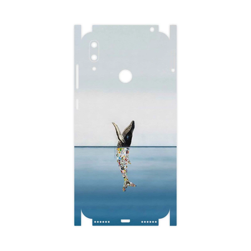 برچسب پوششی ماهوت مدل Collage of Sea Trash-FullSkin مناسب برای گوشی موبایل هوآوی Y7 Prime 2019