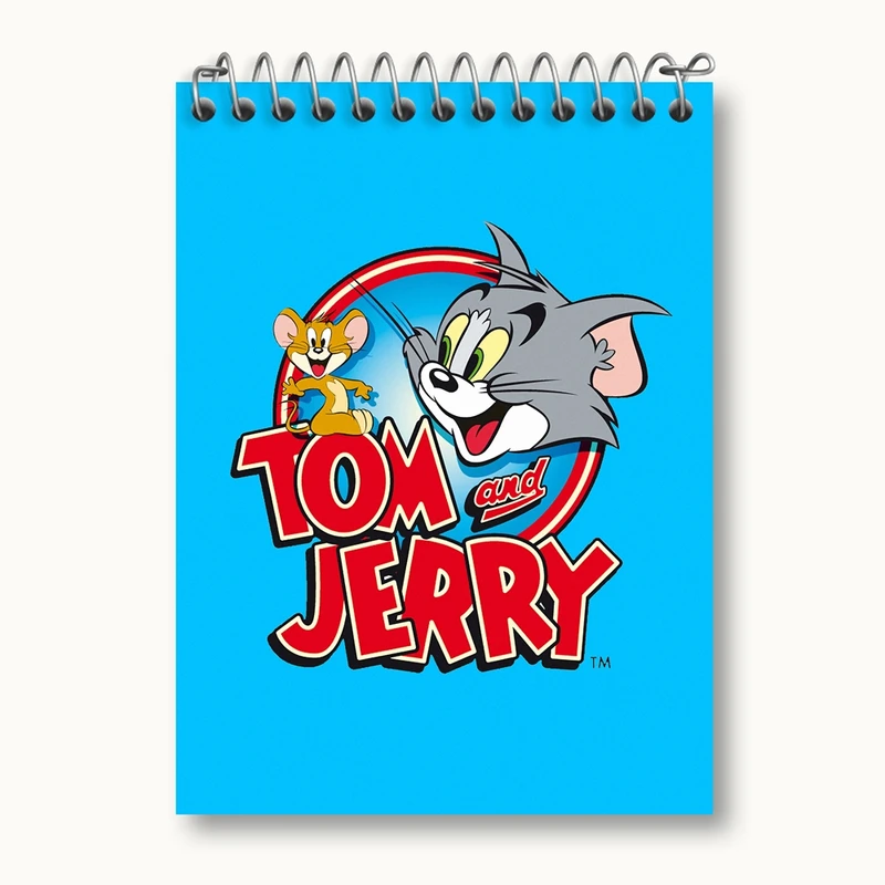دفتر یادداشت 50 برگ خندالو مدل تام و جری Tom And Jerry کد 10731