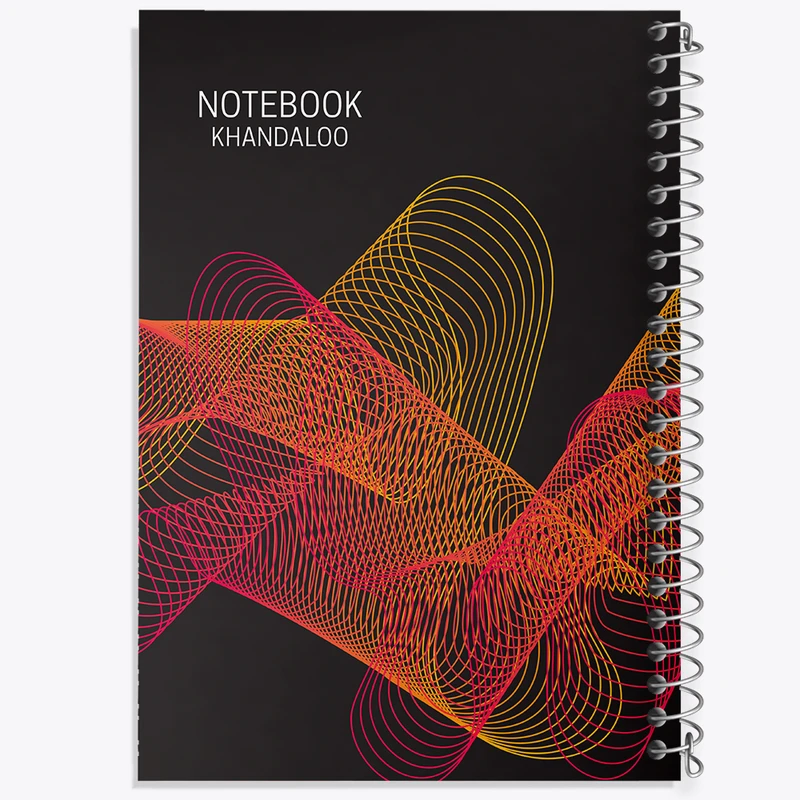 دفتر مشق 100 برگ خندالو طرح مدرن کد N1164