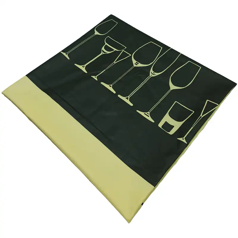 رومیزی رزین تاژ طرح گلس مدل مربع کد 140