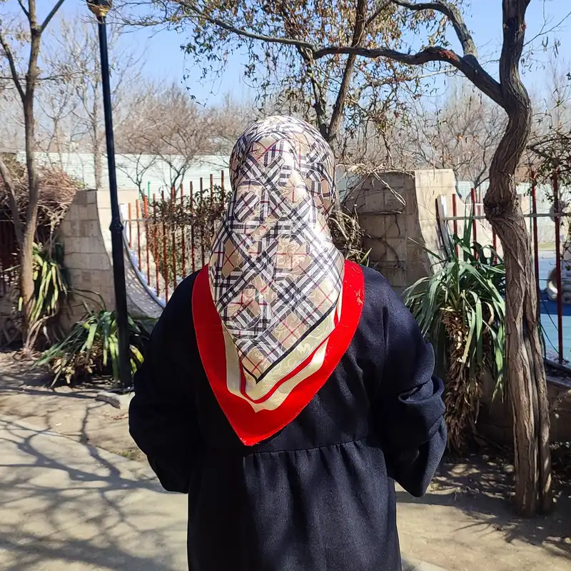 روسری زنانه مدل ساتن کد 134