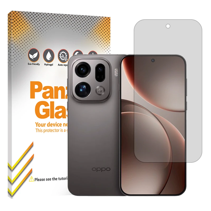 محافظ صفحه نمایش شفاف پنزر گلس مدل تمام چسب مناسب برای گوشی موبایل اوپو Find X9 Pro