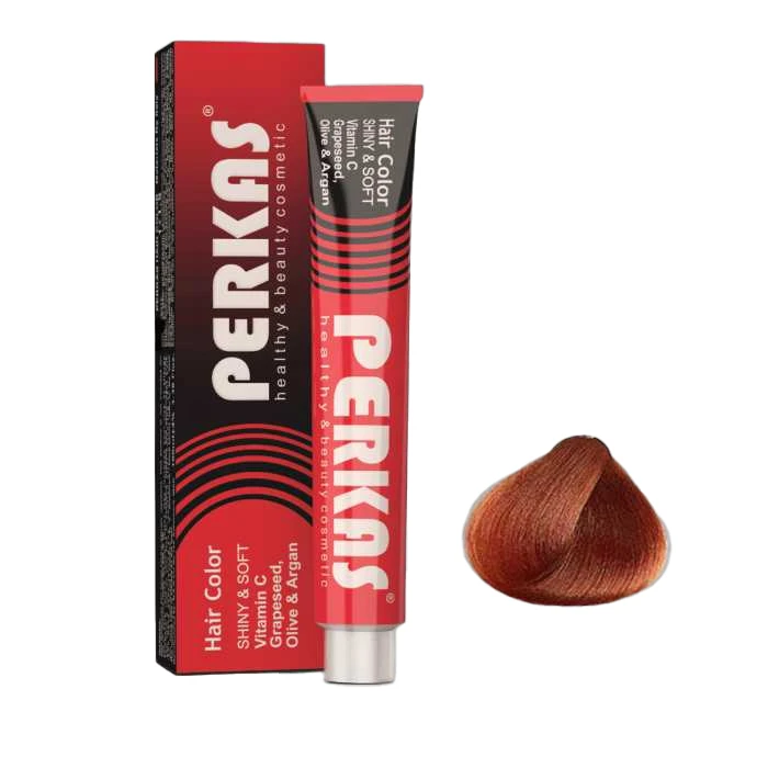 رنگ مو پرکاس شماره 6.44 حجم 100 میلی‌ لیتر رنگ مسی