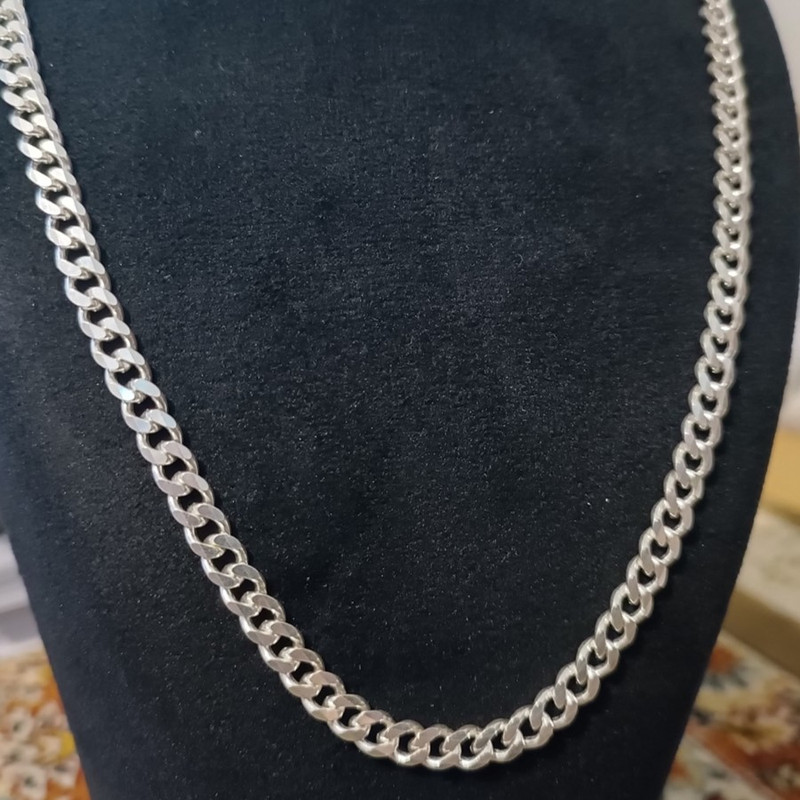 زنجیر نقره مردانه کد SCK001