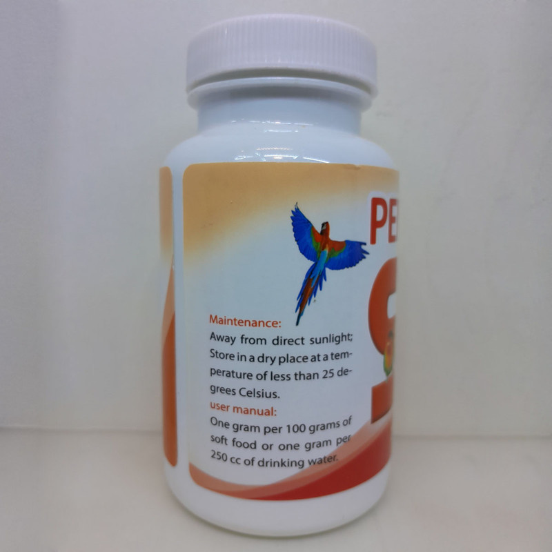 پودر مکمل خوراکی پرندگان پنیکا مدل اس وزن 100گرم