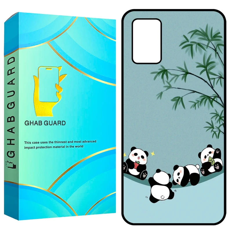 کاور قاب گارد طرح پاندا مدل GCHPA03S مناسب برای گوشی موبایل سامسونگ Galaxy A02s / M02s / A03s  