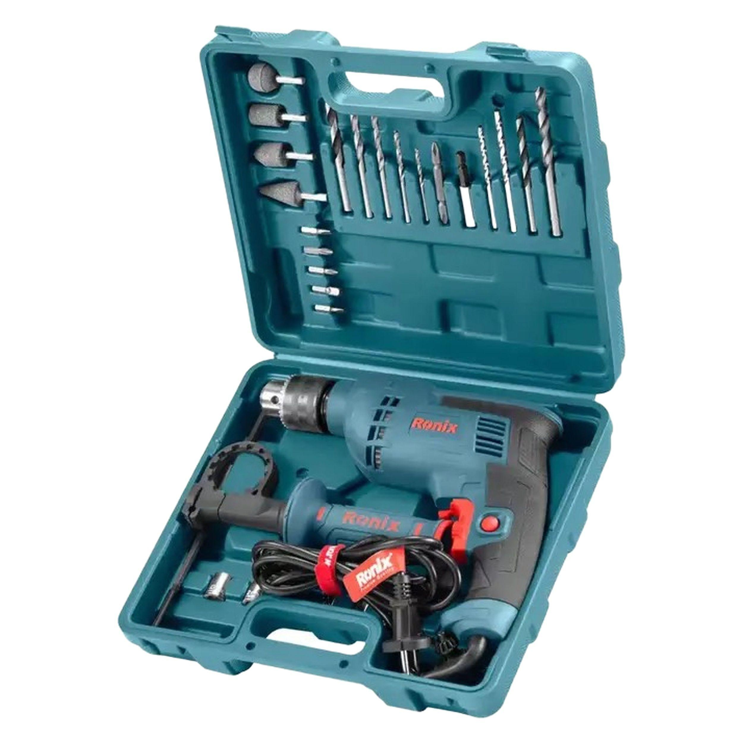 مجموعه 29 عددی دریل چکشی رونیکس مدل RS-0007 مجموعه 29 عددی دریل چکشی رونیکس مدل RS-0007
