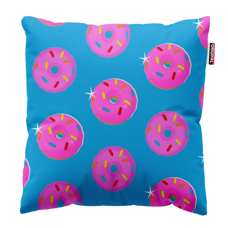  کوسن پاد آفرین طرح دونات سایز 30*30 سانتی متر کد 934