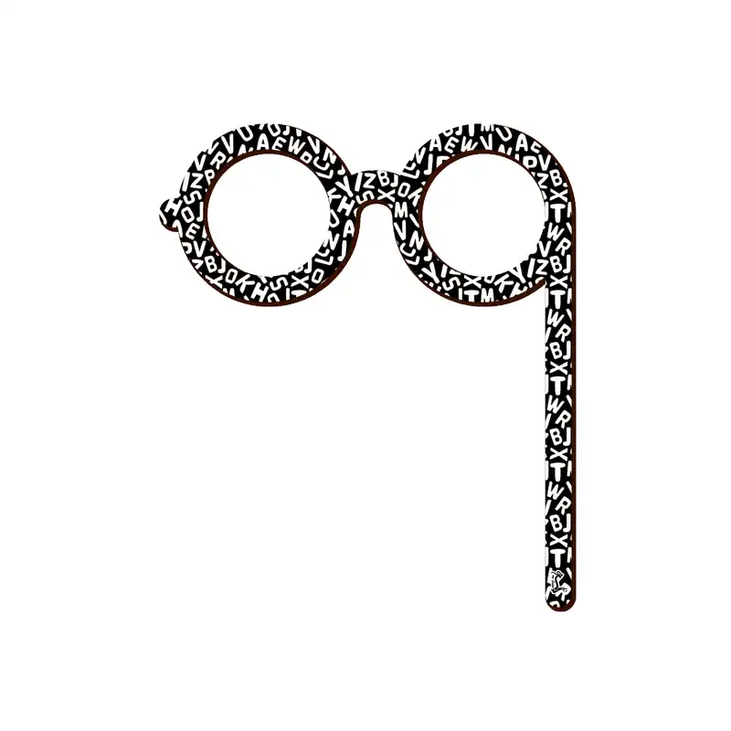 نشانگر کتاب مدل عینک طرح ABCD کد Bookland_1