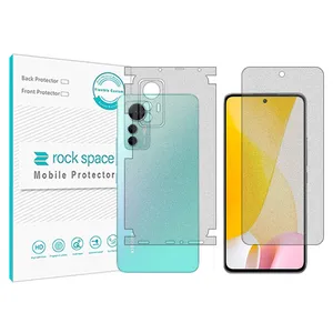 Matte Rockspace HyMTT screen protector suitable for Xiaomi 12Lite mobile phone along with the back protector