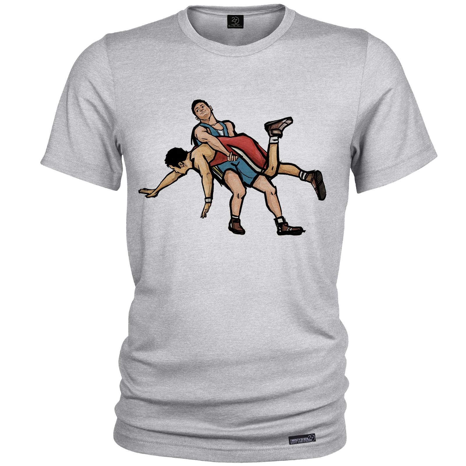 تی شرت آستین کوتاه مردانه 27 مدل  wrestling کد PH19 -  - 1